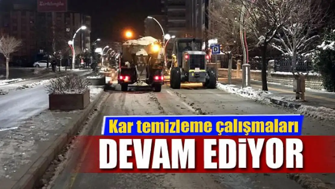 Van'da kar temizleme çalışması