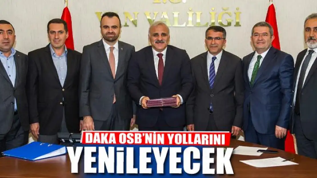 DAKA OSB'nin yollarını yenileyecek