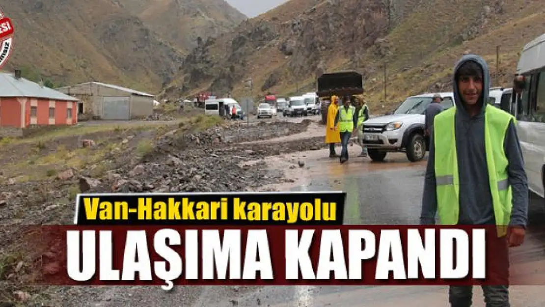 Van-Hakkari karayolu ulaşıma kapandı