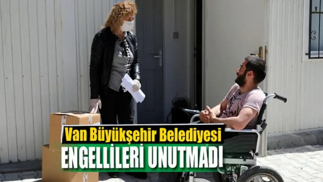 Van Büyükşehir Belediyesi engellileri unutmadı