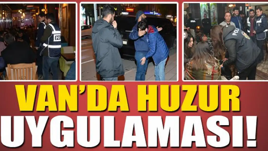 Van'da, Türkiye Güven Huzur Uygulaması