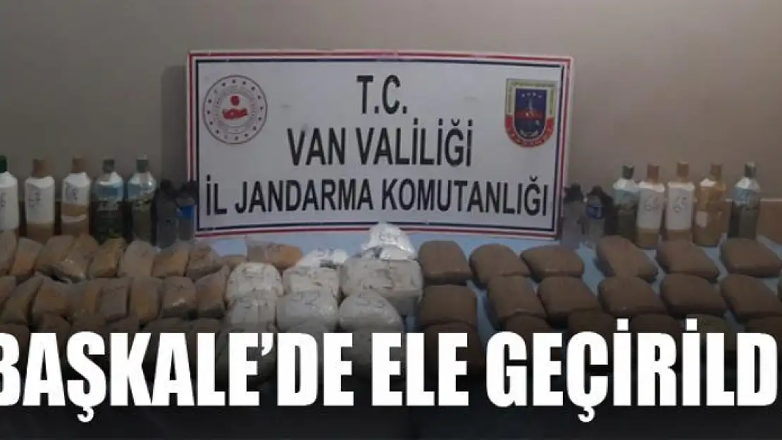 Başkale'de 54 kilo uyuşturucu ele geçirildi