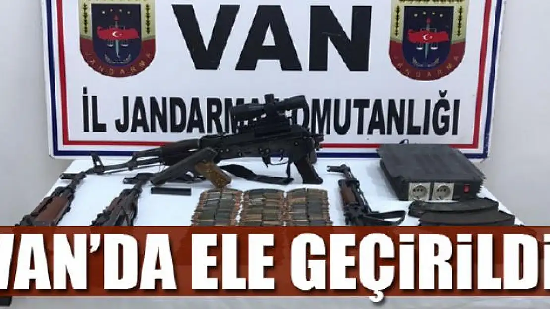 Van'da ele geçirildi