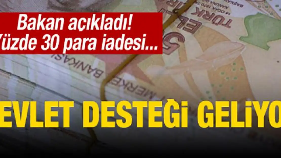 Bakan açıkladı! Devlet desteği geliyor