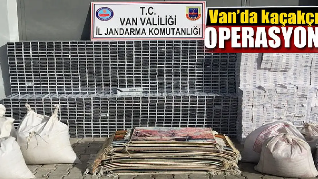 Van'da kaçakçılık operasyonu