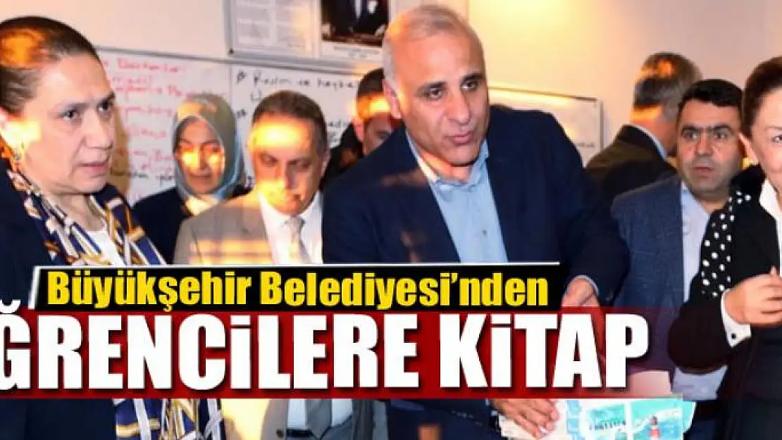 Büyükşehir'den öğrencilere kitap