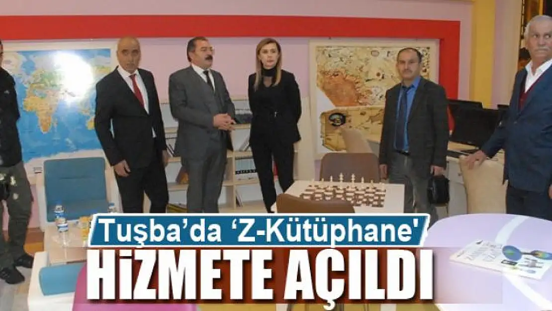 Tuşba'da 'Z-Kütüphane' açılışı 