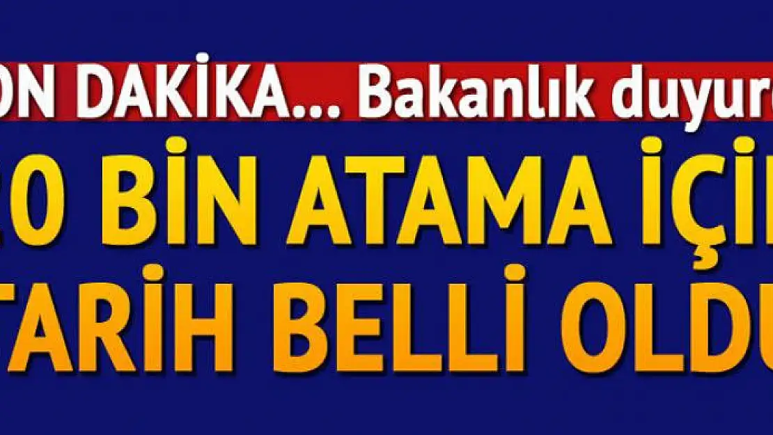 Milli Eğitim Bakanlığı'ndan öğretmen ataması açıklaması