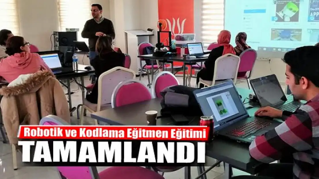 Robotik ve Kodlama Eğitmen Eğitimi tamamlandı