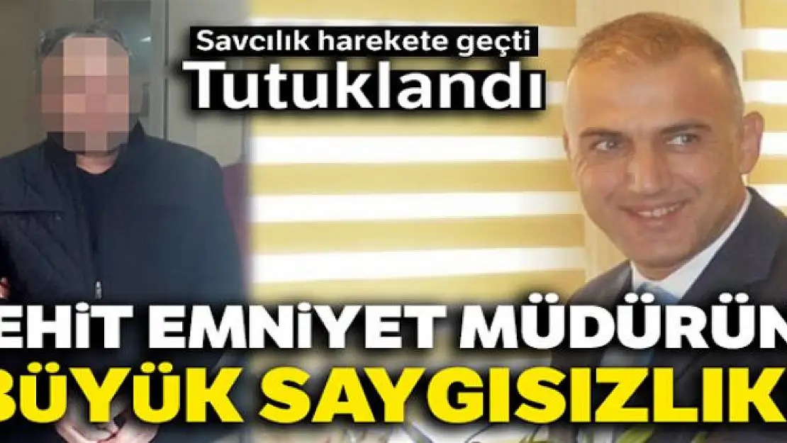 Sosyal medya üzerinden şehit emniyet müdürüne hakaret eden 1 şüpheli tutuklandı