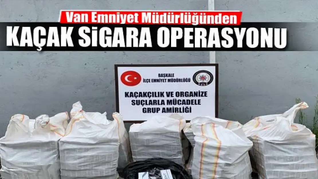 Damperin yan bölmelerinde 8 bin 170 paket kaçak sigara bulundu