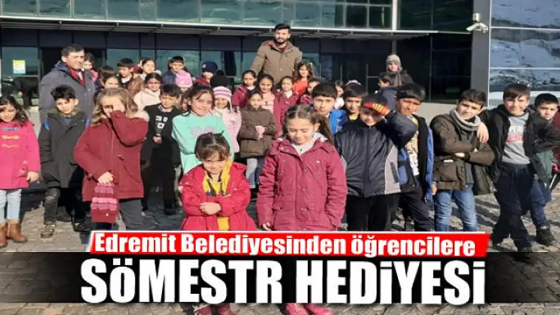 Edremit Belediyesinden öğrencilere sömestr hediyesi