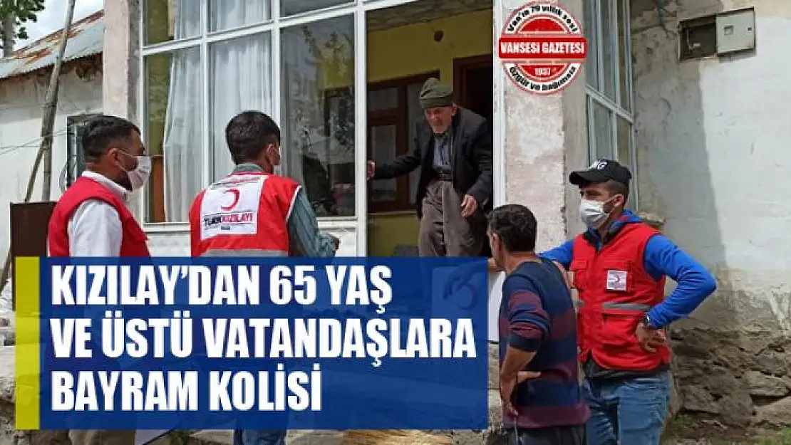 Kızılaydan 65 yaş ve üstü vatandaşlara bayram kolisi