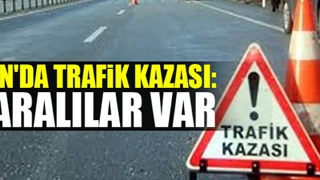 VAN'DA TRAFİK KAZASI: YARALILAR VAR