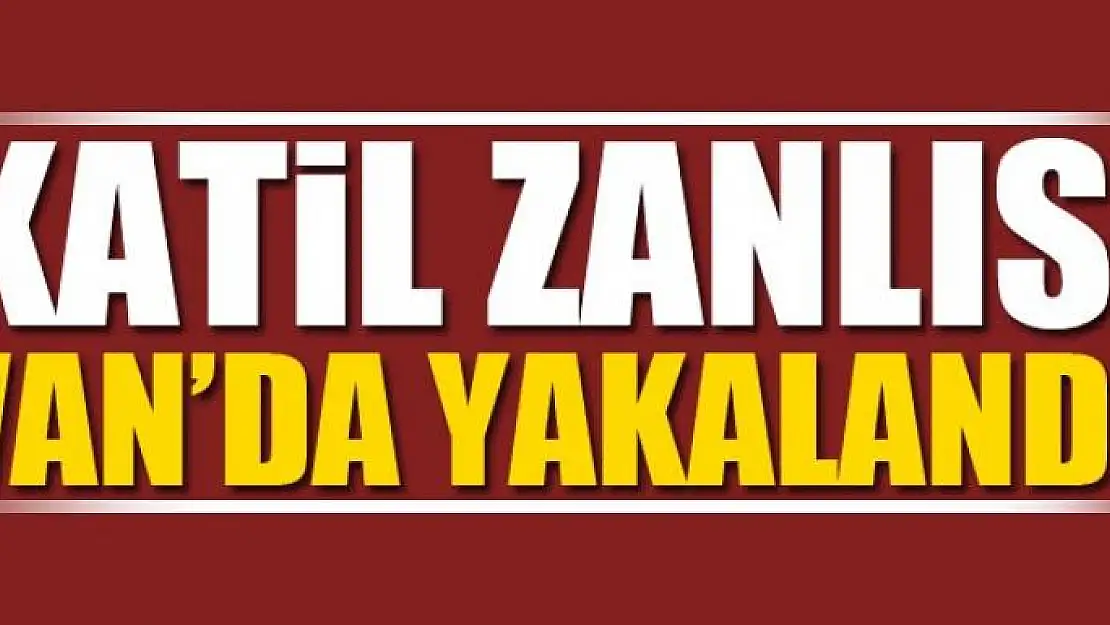 Katil zanlısı Van'da yakalandı 