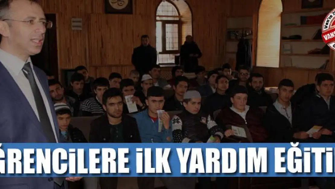 Öğrencilere ilk yardım eğitimi