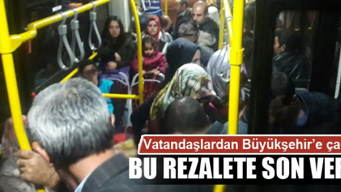 KEVENLİ'DE OTOBÜS YETERSİZLİĞİ MAĞDUR EDİYOR