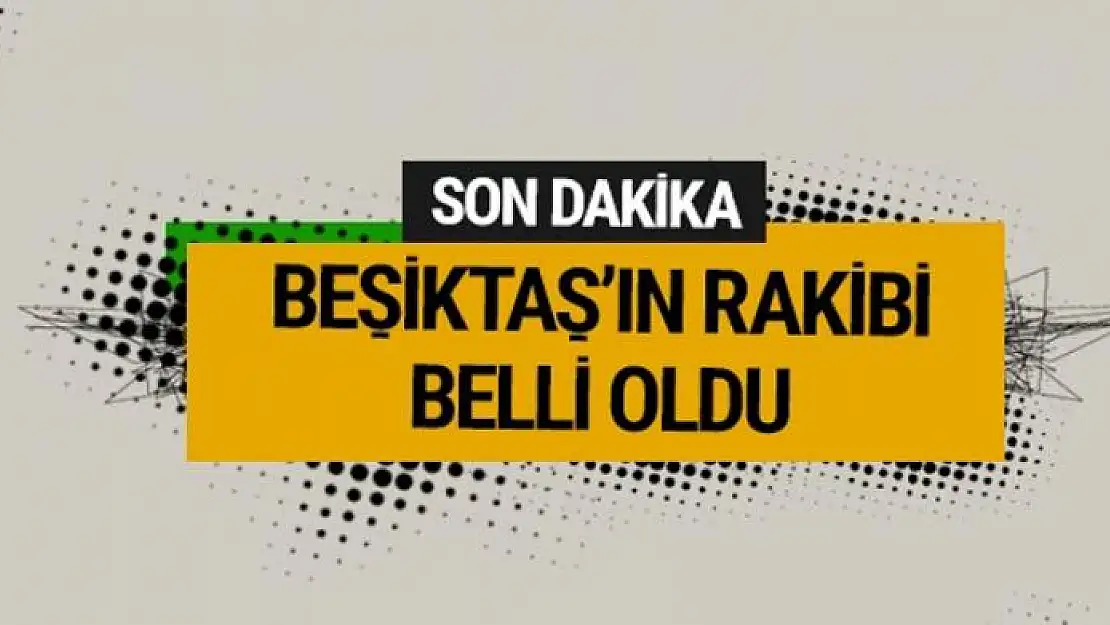 UEFA Avrupa Ligi Beşiktaş'ın rakibi belli oldu