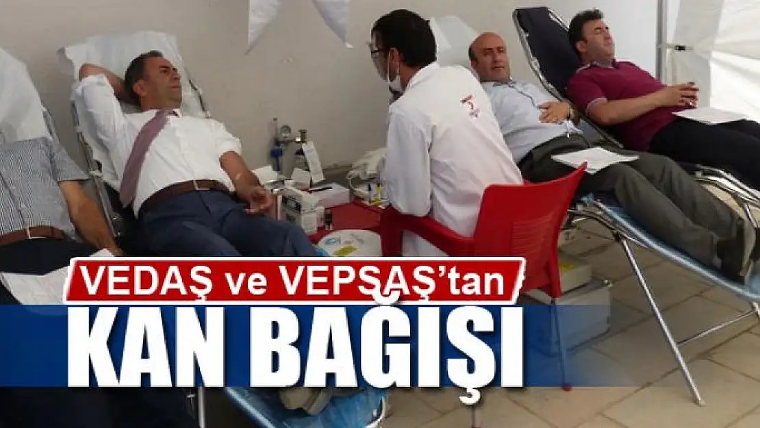 VEDAŞ ve VEPSAŞ'tan kan bağışı