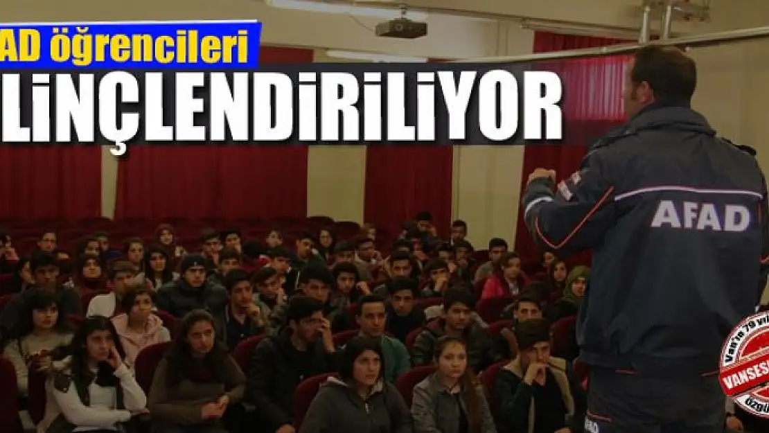 AFAD öğrencileri bilinçlendiriyor