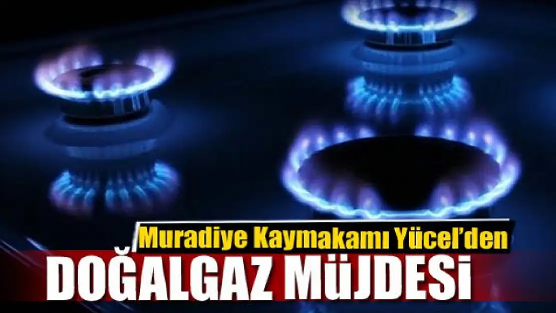 Kaymakam Yücel'den doğalgaz müjdesi 