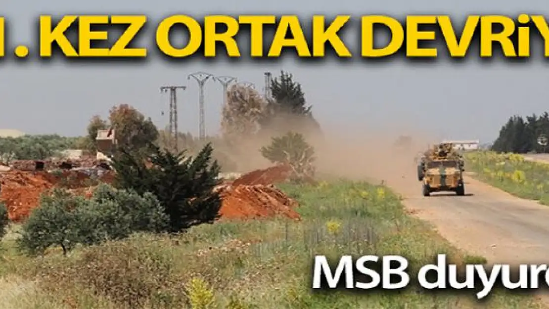 MSB açıkladı: '11'inci Türk-Rus Birleşik Kara Devriyesi icra edildi'