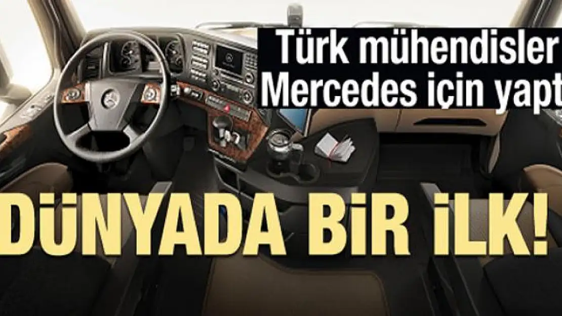 Türk mühendisler Mercedes için yaptı