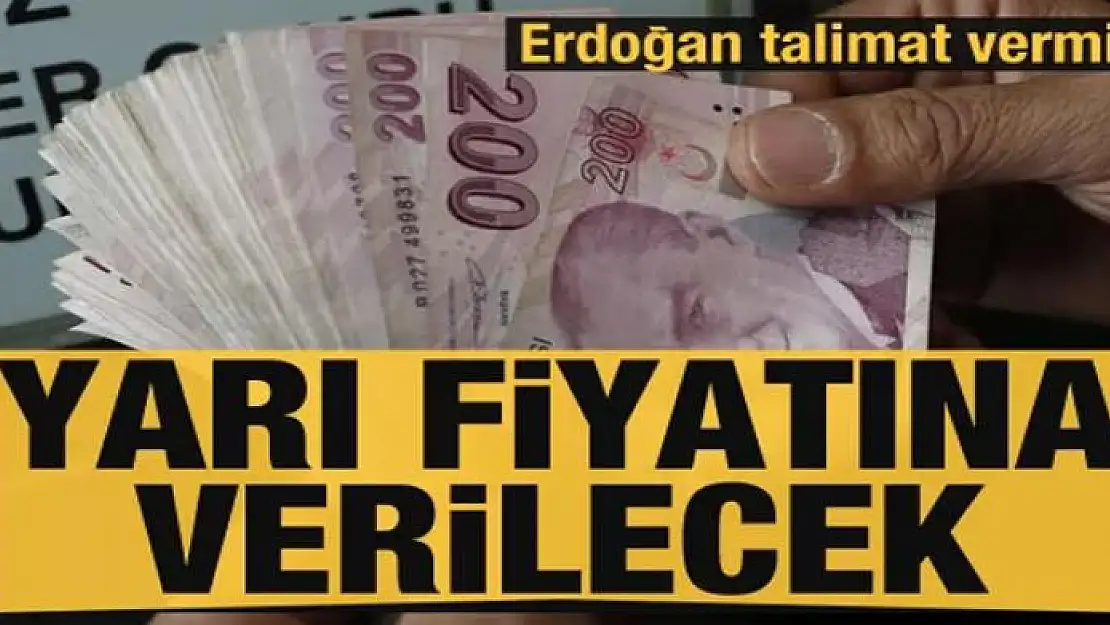 Erdoğan talimat vermişti! Yarı fiyatına çiftçilere verilecek