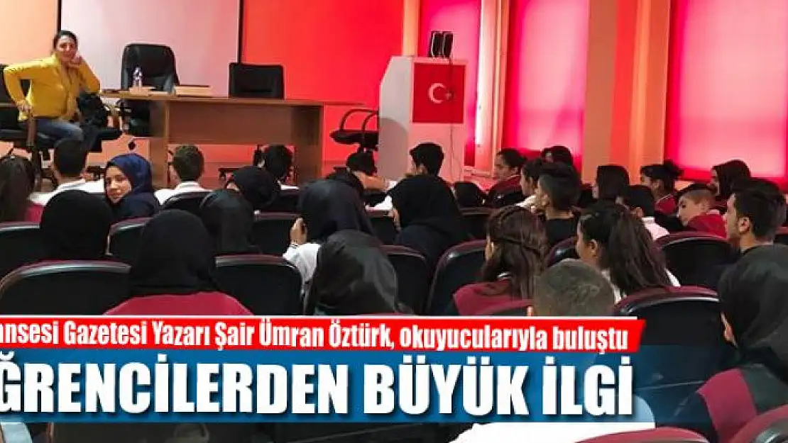 Vansesi Gazetesi Yazarı Şair Ümran Öztürk, okuyucularıyla buluştu 