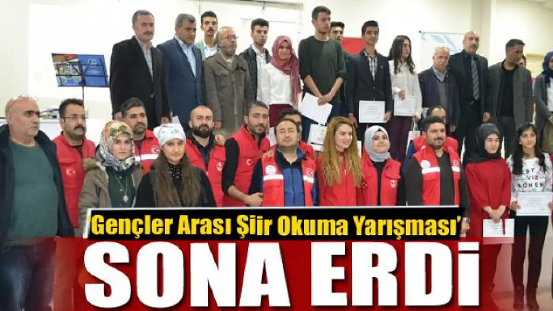 Van'da 'Gençler Arası Şiir Okuma Yarışması' sona erdi 