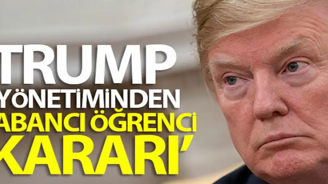 Trump yönetimi, üniversitelerin yabancı öğrencilerine yönelik vize yasağı kararını geri çekti