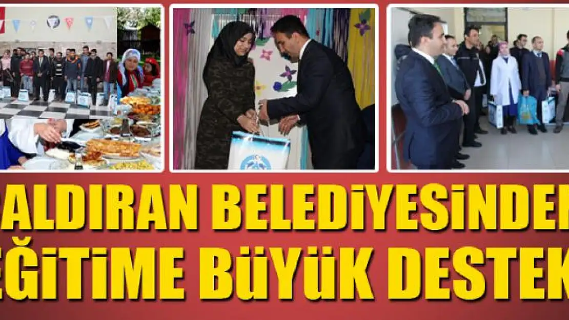 Çaldıran Belediyesinden eğitime büyük destek