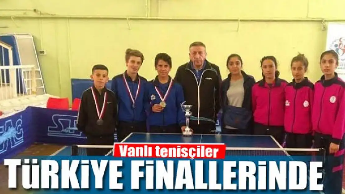 Vanlı tenisçiler Türkiye finallerinde