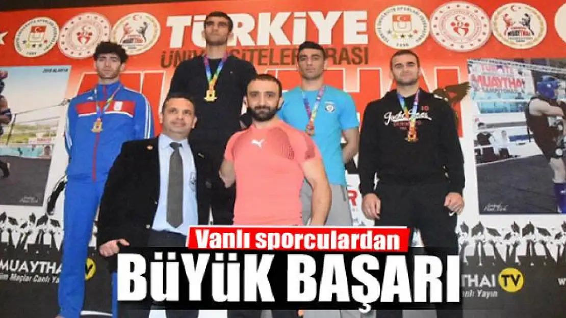 Vanlı sporculardan büyük başarı