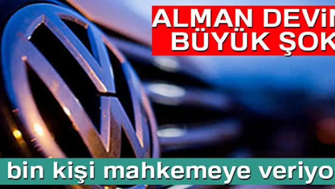 28 bin kişi, Volkswagen'i mahkemeye veriyor