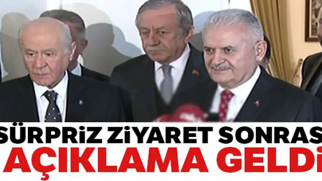 TBMM Başkanı Yıldırım, MHP lideri Bahçeli ile görüştü