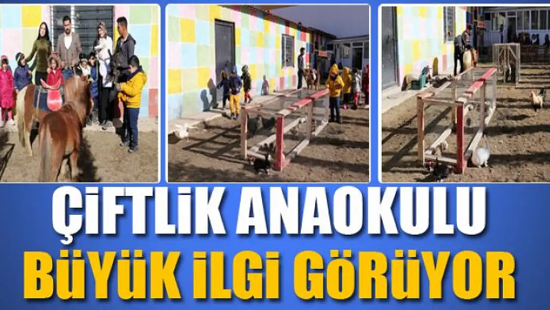 Çiftlik Anaokulu büyük ilgi görüyor