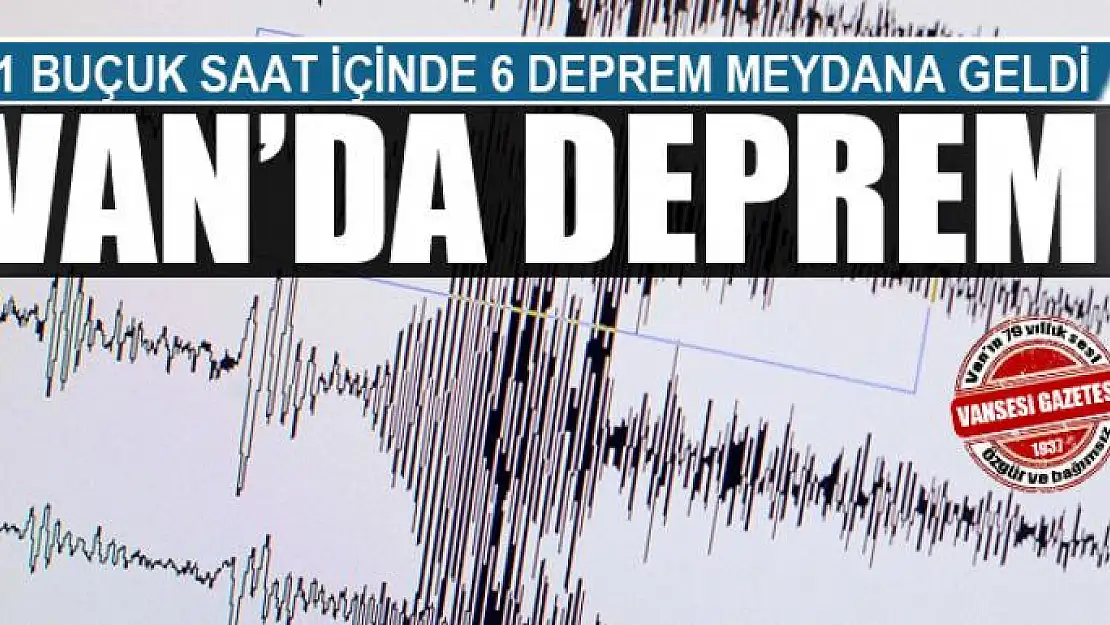 Van'da deprem