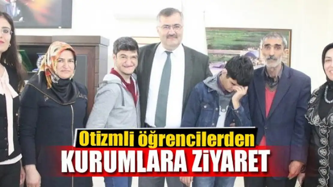 Otizmli öğrencilerden kurum ziyareti