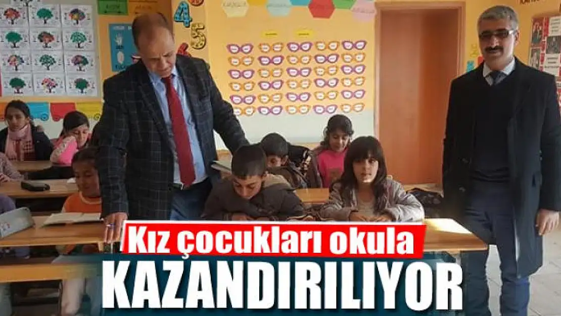 Kız çocuklarını okula kazandırma çalışması 