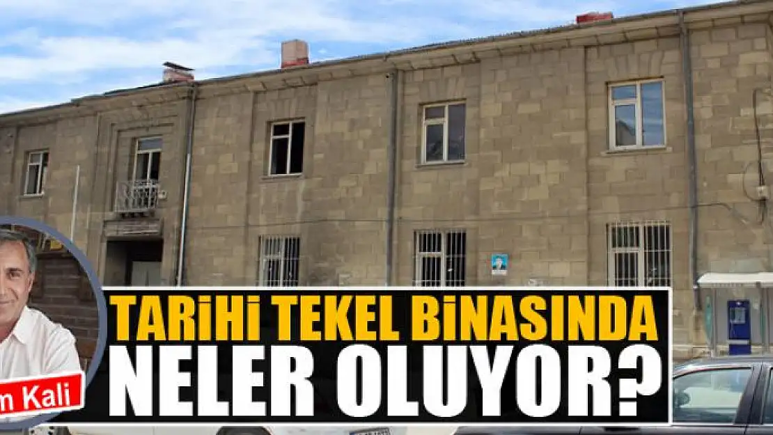 Tarihi Tekel binasında neler oluyor?