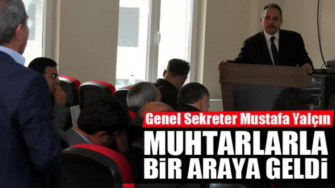 Çatak'ta muhtarlar toplantısı