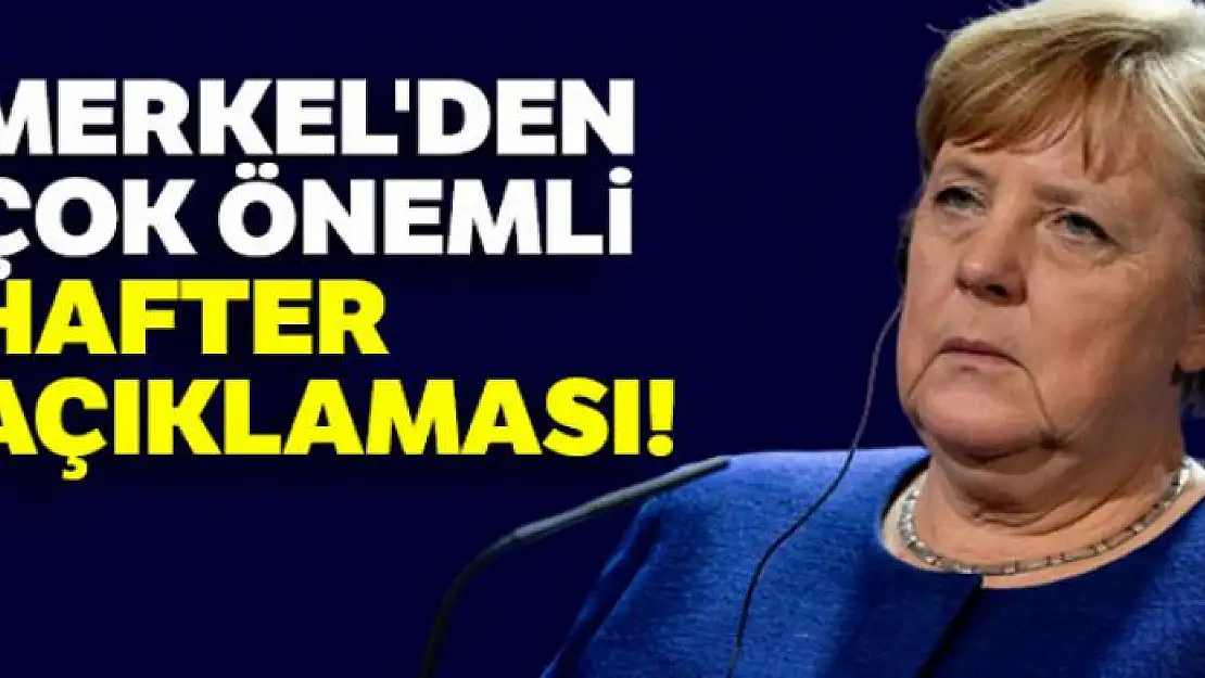 Almanya Başbakanı Merkel: 'Hafter'in ateşkese istekli olması iyi bir mesaj'