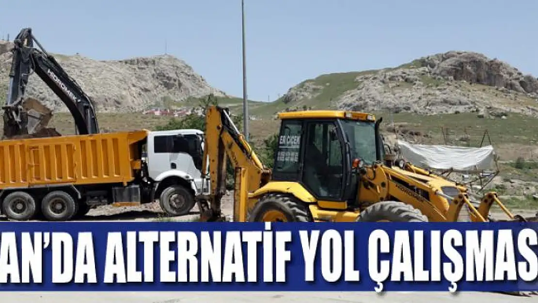 Van'da alternatif yol çalışması