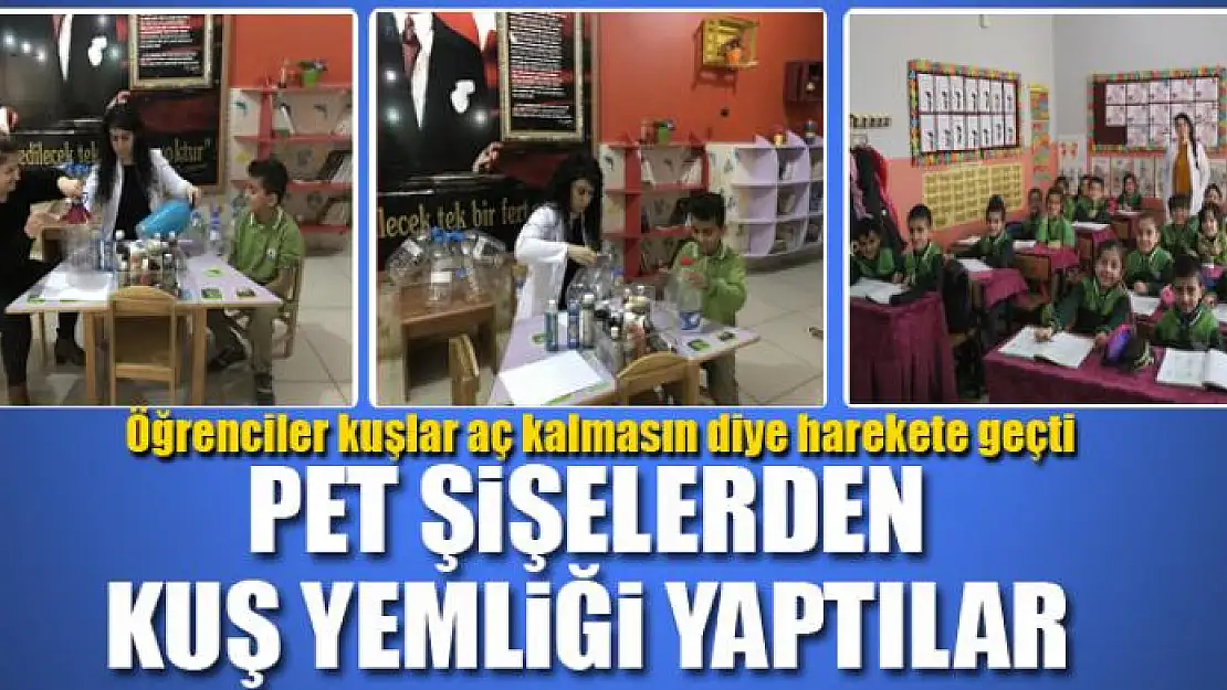 Öğrenciler kuşlar aç kalmasın diye harekete geçti