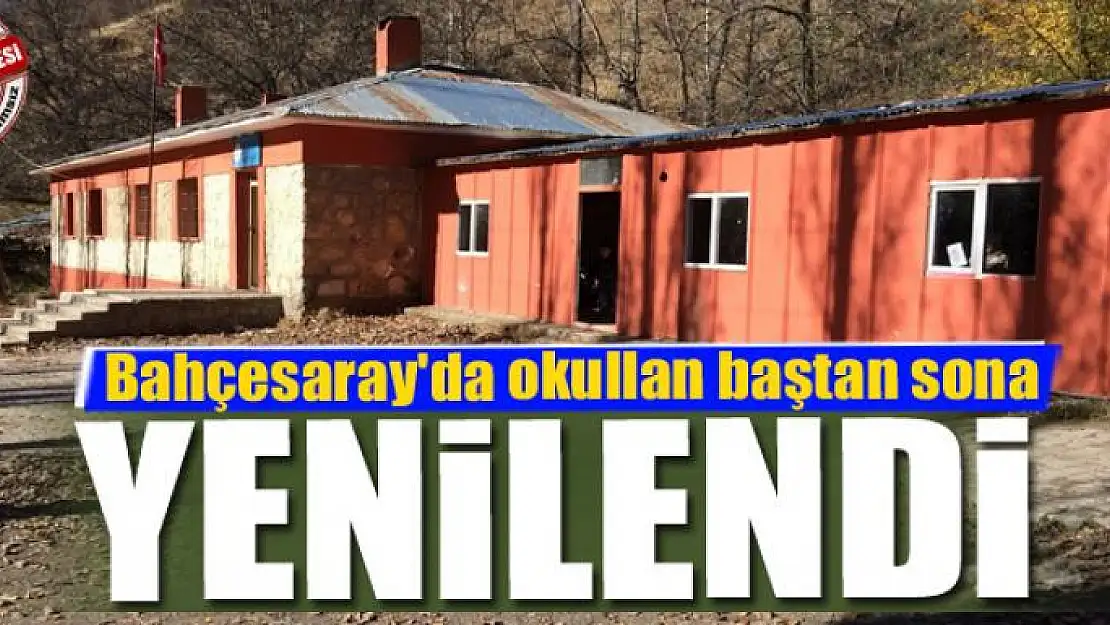 Bahçesaray'da eğitim yatırımları