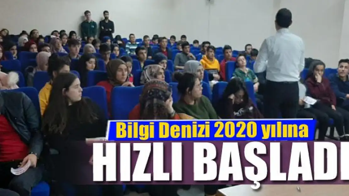 Bilgi Denizi 2020 yılına hızlı başladı