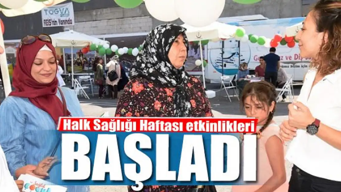 Van'da 3-9 Eylül Halk Sağlığı Haftası etkinliği