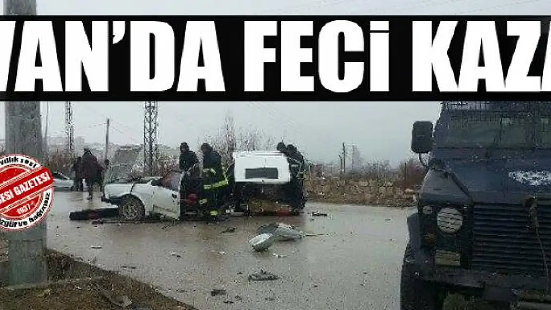 Van'da feci kaza