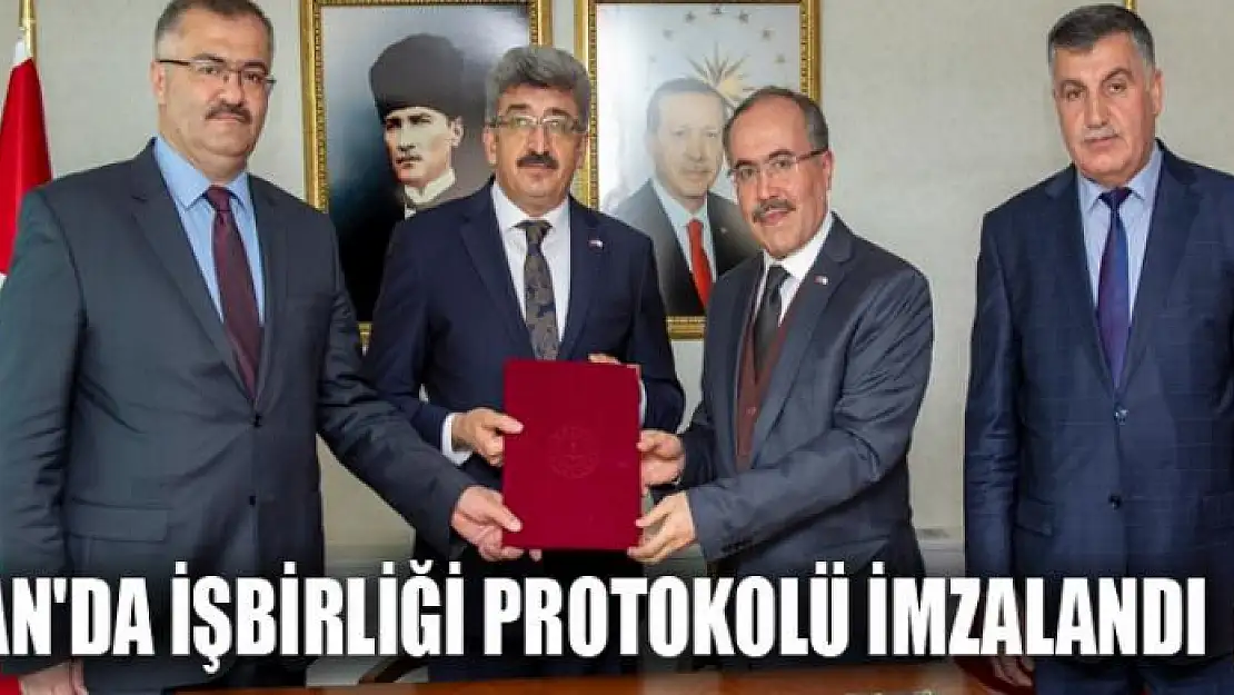 VAN'DA İŞBİRLİĞİ PROTOKOLÜ İMZALANDI